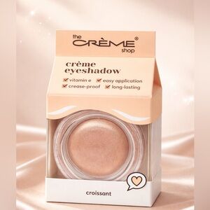 The Crème Shop Croissant Crème Eyeshadow Shimmer Champagne Gold Vitamin E